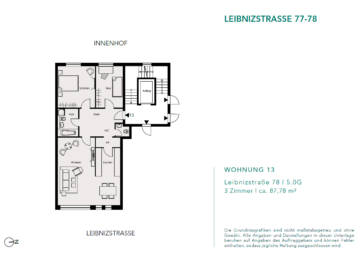 12 Monate Hausgeldfrei-Schöne Kapitalanlage in guter Citylage, 10625 Berlin, Etagenwohnung