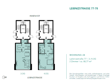 Attraktive Kapitalanlage – Vermietete Maisonettewohnung nahe dem Ku’damm, 10625 Berlin, Maisonettewohnung